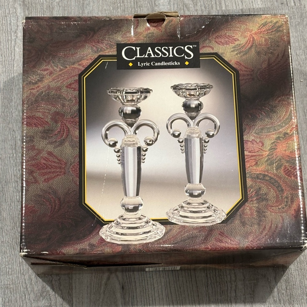 Classics Glass Candle Holders